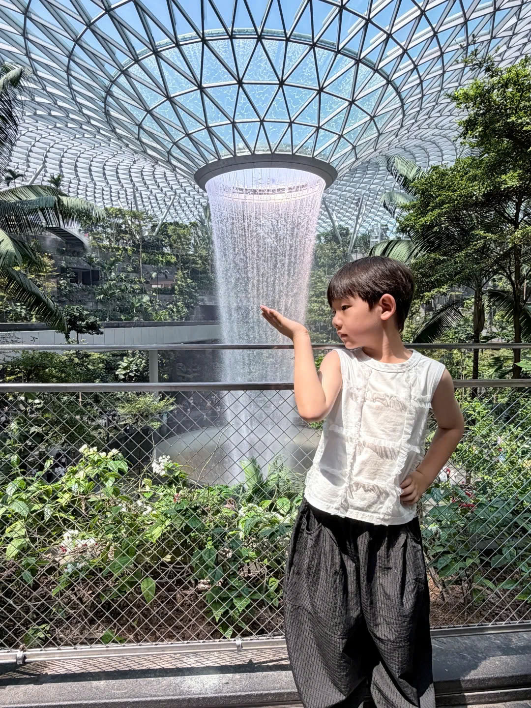 Jewel Changi Airport Rain Vortex