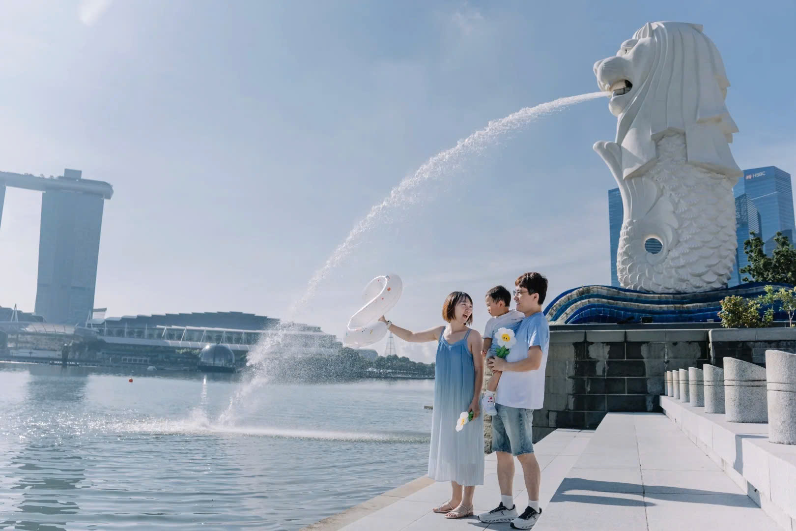 Tượng Sư tử biển Merlion Singapore